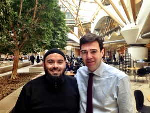 Emdad meets Shadow Health Secretary Andy Burnham MP