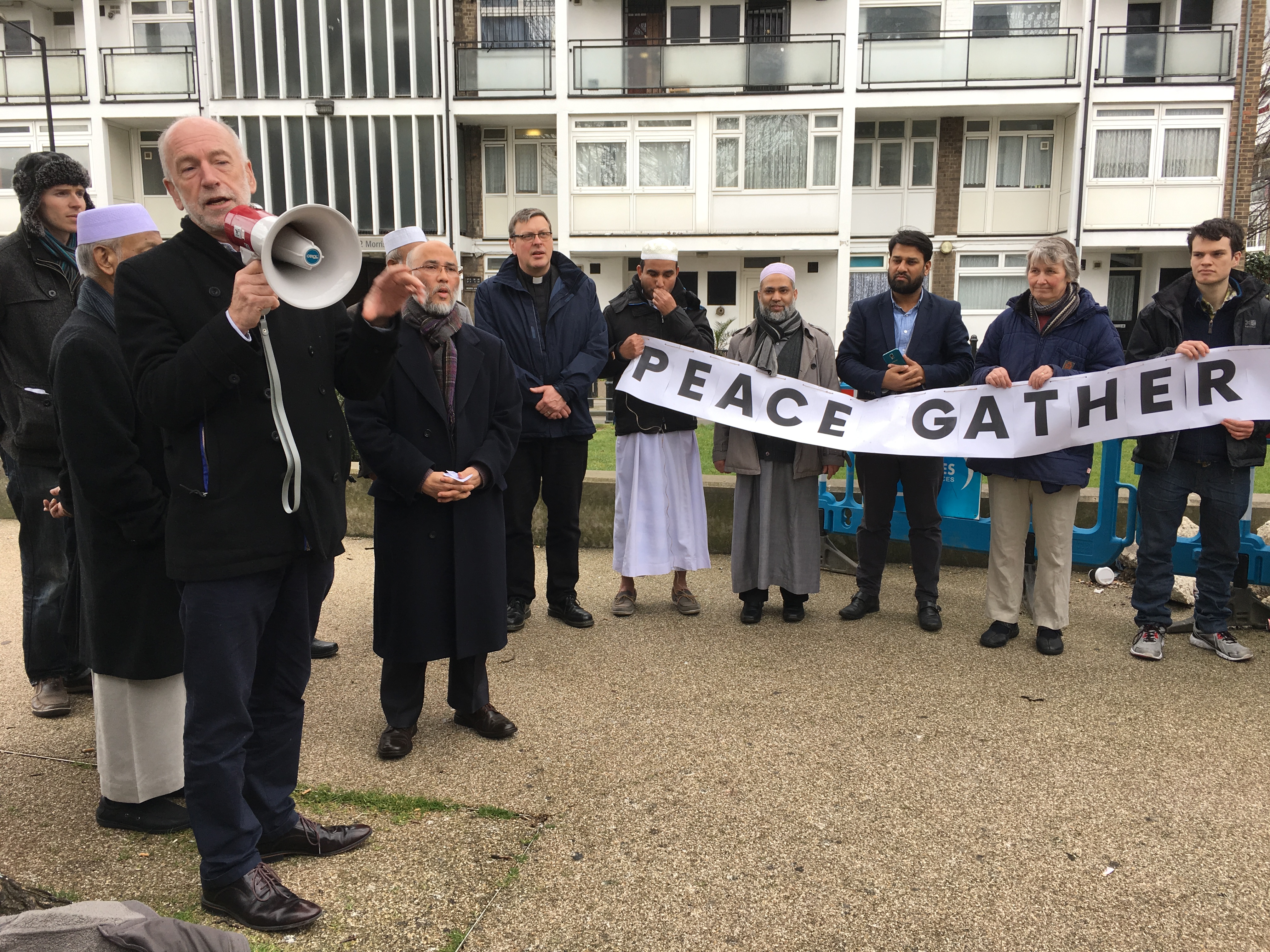 Muslims and non Muslims unite for community peace vigil Respects paid for Istanbul and Brussels