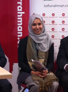 Cllr Rabina Khan, pictured during the launch of her manifesto last year.