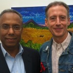 Mayor Lutfur Rahman stands shoulder to shoulder with Peter Tatchell.
